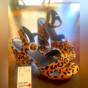 Leopard heels size 9.5